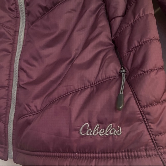Women’s Cabela’s Primaloft Polyester Jacket Maroon Size M - Picture 2 of 6